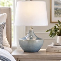 Blue Porcelain Table Lamp